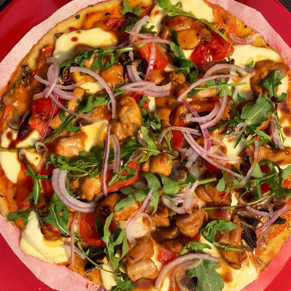 Teriyaki Chicken Pizza Spiral Foods 0150