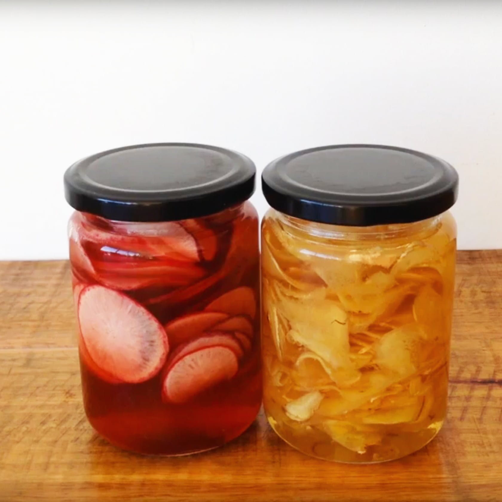 Pickled Ginger and Radish Spiral Foods