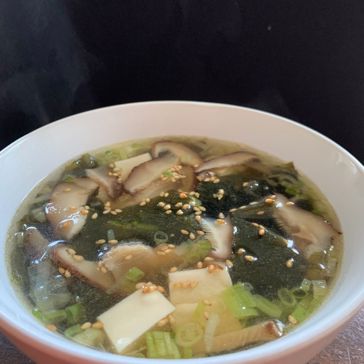 Wakame Tofu Shiitake Soup