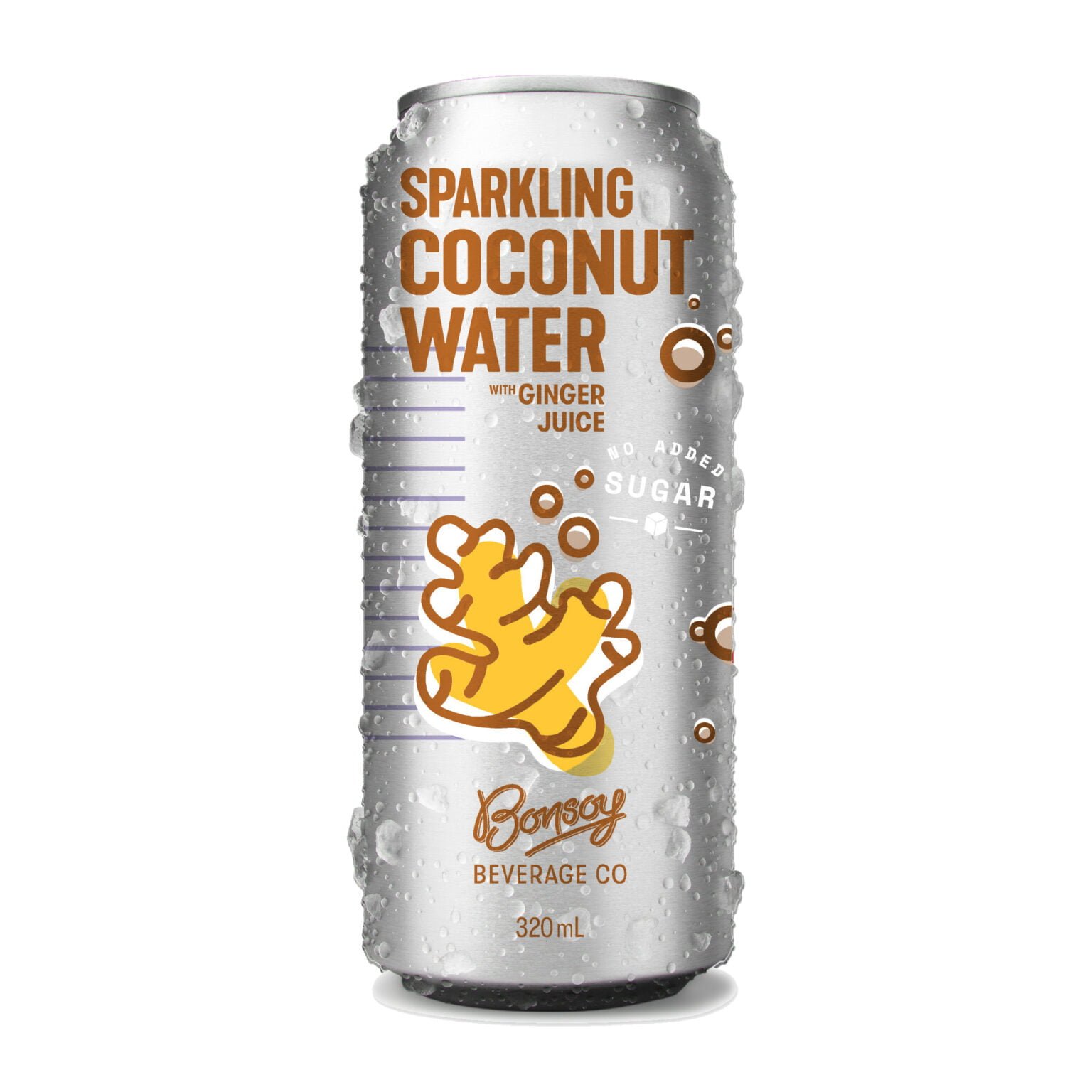 Ginger Sparkling Coconut Water Spiral Foods