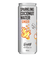bonsoy sparkling coconut water ginger