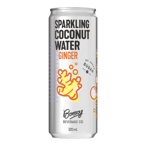bonsoy sparkling coconut water ginger