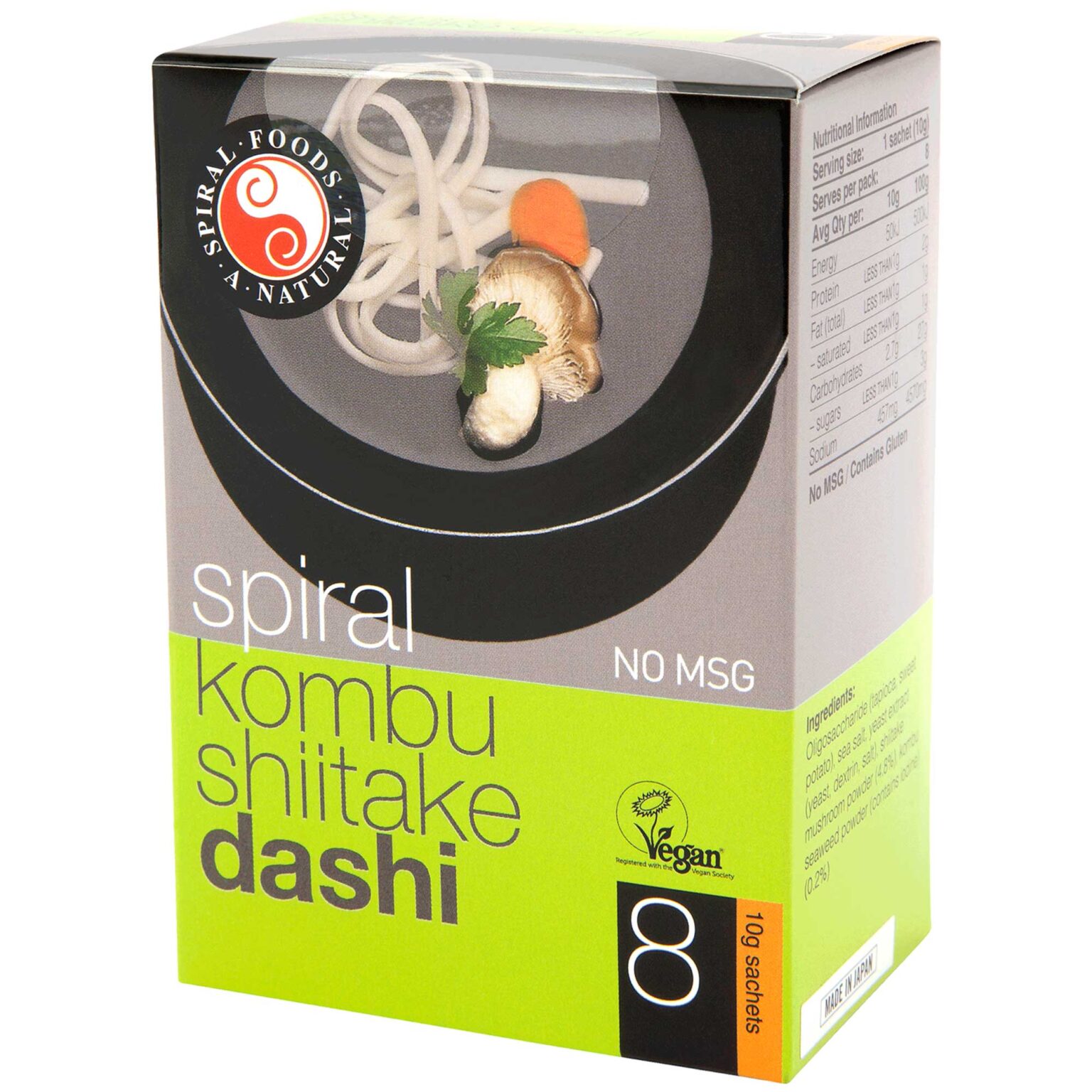 Instant Kombu Shiitake Dashi Spiral Foods