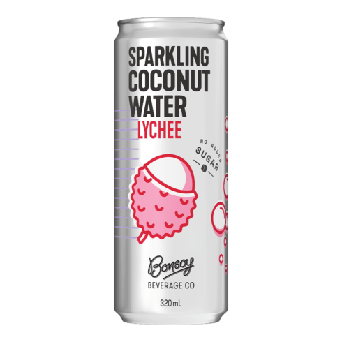 bonsoy sparkling coconut water lychee