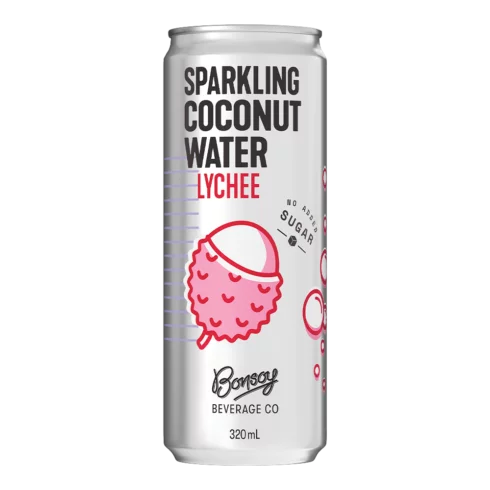 bonsoy sparkling coconut water lychee